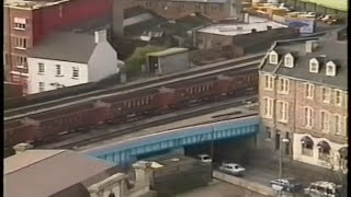 Derailment of Iron Ore train at Cardiff May 1998 with 56083 [upl. by Rebeh457]