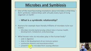 Microbiology  Intro to Microbiology  Chapter 1  Part 21  Microbes and Symbiosis [upl. by Rennug]