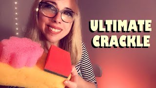 ASMR  Slow amp Crackly Plastic Scour Sponges VS Foam  Ultimate Sponge Rubbing For Sleep  No Talking [upl. by Ciel]