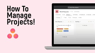 How to Manage Projects on Asana easy [upl. by Dorice491]