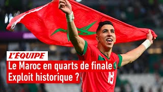 Coupe du monde 2022  La qualification du Maroc en quarts de finale estelle un exploit historique [upl. by Aikemehs933]