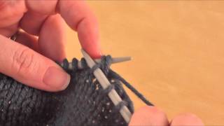 How To Knit 2 Together k2tog [upl. by Ileek94]