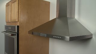 Kitchenaid Range Vent Hood Installation Model KVWB400DSS [upl. by Emad328]