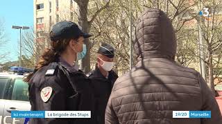 Trafic de drogue à Marseille  descente de la brigade des Stups dans la cité La Bricarde [upl. by Arnon]