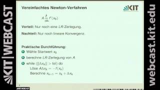 05 Nichtlineare Gleichungssysteme NewtonVerfahren Fixpunktgleichungen [upl. by Decima]