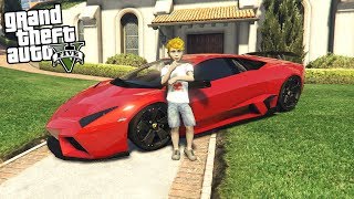 BUYING A LAMBORGHINI REVETON AT AGE 10 GTA 5 REAL LIFE PC MOD [upl. by Erkan]