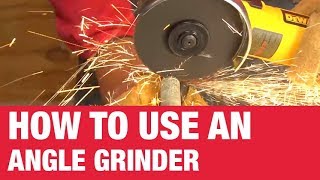 How To Use An Angle Grinder  Ace Hardware [upl. by Vijar]