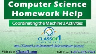 Coordinating the Machines Activities  Computer Science Assignment Help by Classof1com [upl. by Enelehcim]