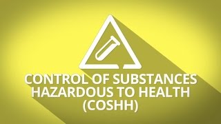 COSHH Training Control of Substances Hazardous to Health [upl. by Lertnahs]