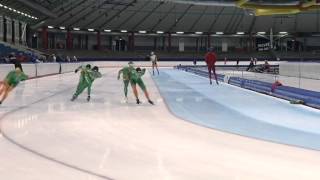 JO 2014  patinage de vitesse Alexis Contin [upl. by Laurella]