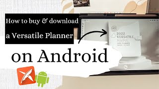 Versatile Planner on Android  How to purchase download amp import  Tutorial  Touchnotes App [upl. by Blasius]