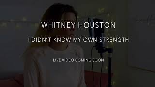 Whitney Houston  I Didnt Know My Own Strength  Cover [upl. by Eneluj]