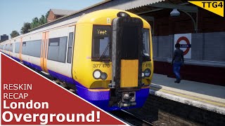 Overground to Euston  Train Sim World 2  Reskin Recap [upl. by Errised]