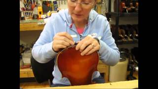 Replacing a Chinrest on a Violin [upl. by Lidah]