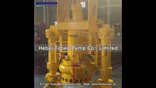 Hydroman® Hydraulic Excavator Dredge Pump Attachment mininghighdensityslurrypump ahslurrypump [upl. by Musihc318]