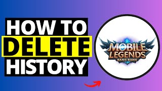 How To Delete Your History in Mobile Legends 2024 [upl. by Lihcox]