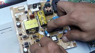 اصلاح مشكل في الباور وسببه الرطوبةFixing a power problem caused by humidity SAMSUNG 22 inches [upl. by Ebony]