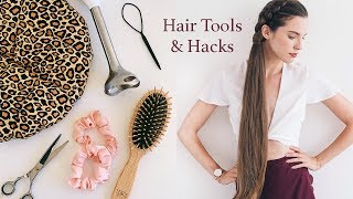 TOOLS AND HACKS FOR HEALTHY HAIR Natural Haircare [upl. by Aissert]