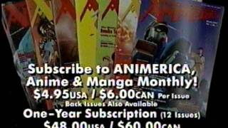 Animerica amp Ranma 12 Calendar Ad [upl. by Maynord772]