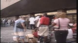 From the archives Raw look at the scene outside Superdome days after Katrina [upl. by Ymeon]