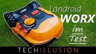 🔥WORX LANDROID MÄHROBOTER M im Test  Landroid M Robotic Lawn Mower  Review amp Test [upl. by Panther]