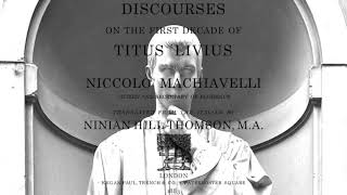 Machiavelli Discourses on Livy Bk I Ch 27 [upl. by Lunn]