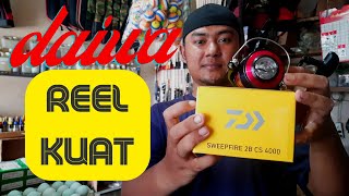 Review Reel Daiwa SWEEPFIRE 2B CS  REEL KUAT UNTUK MANCING LAUT [upl. by Chimene]