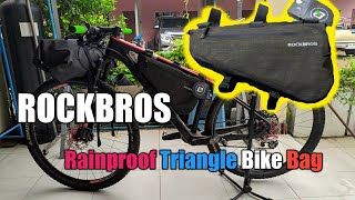 ROCKBROS Bikepacking Frame bag [upl. by Ekul]