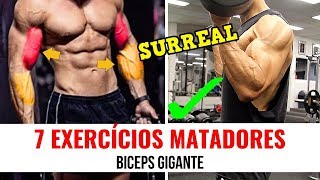 7 EXERCICIOS de BICEPS Com HALTERES e BARRA  Series Para Deixar Seu BÍCEPS GIGANTE com PUMP [upl. by Lock513]