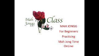 MAH JONGG for Beginners  American  Practice the hands on the NMJL Card [upl. by Anomahs]