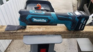 Multicortadora oscilante à bateria 12V Makita TM30DZ  REVIEW E TESTE [upl. by Annaoy806]