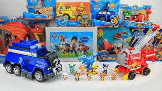 Paw Patrol Unboxing Collection Review  Skye mighty movie bulldozer  Hero pup  Marshall ASMR [upl. by Arakahs]