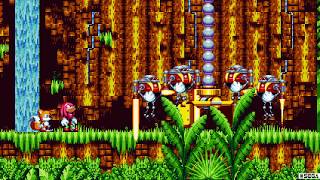 Sonic Mania Knuckles in Sonic’s Angel Island cutscene [upl. by Anaujait]