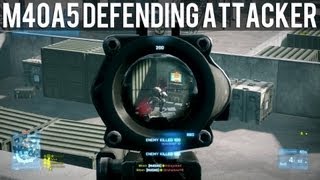 M40A5 Defending Attacker Battlefield 3 [upl. by Artur]