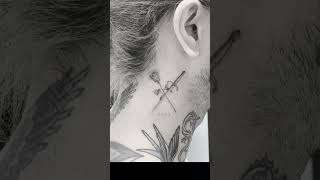 10 Small Neck Tattoos For Men [upl. by Rollet296]