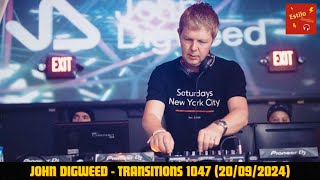 JOHN DIGWEED  Transitions 1047  Tracklist 20092024 [upl. by Yehc]