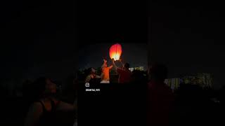 Hot air balloon yt funenjoymentkandilKandildiwalifestivalfunmastidunwithfamilyfestivevibes [upl. by Darnok]