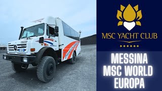 Epic Mount Etna Adventure Cable Car amp Truck Climb with MSC World Europa [upl. by Ajiat332]