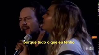 Beyoncé e Eddie Vedder  Redemption Song LEGENDADO [upl. by Ynnatirb]