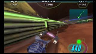 Classic games  Star Wars Racer N64 [upl. by Atikaj364]