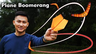 Fold Boomerang paper airplane properly Paper plane [upl. by Troxell959]