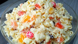 Chicken Macaroni Salad Overload so Yummy [upl. by Raybourne]