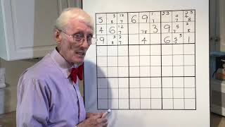 Sudoku tutorial 67 The XY wing and Y wing Are they the same [upl. by Bohs]