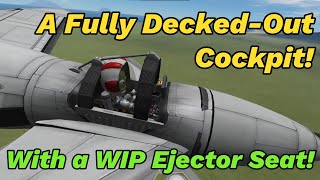 A KSP Short Fully Decked Out Cockpit with Ejector Seat Stock [upl. by Nettie]