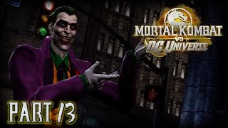 Mortal Kombat vs DC Universe Lets Play Part 13  Smooth Criminal Joker [upl. by Eanad]