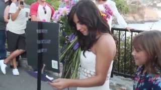 The Original Romantic Surprise Wedding Proposal Darius Rucker Bruno Mars Train [upl. by Lorrayne]