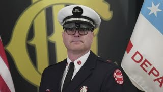 Chicago firefighter dies weeks after battling blaze [upl. by Ellehcsar]