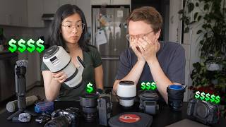 My Partner Finds Out How Much My Camera Gear Costs this was a mistake [upl. by Cirded197]