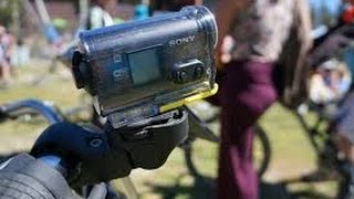 The Sony VCTHM1 Bicycle Handlebar Camera Mount  Review [upl. by Annayi995]