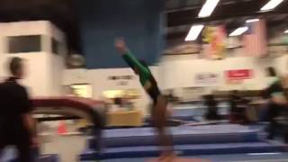 Jamilia Duffus Level 6 VaultWinterfest 2017 Team Jamaica gymnastics [upl. by Gilliam169]